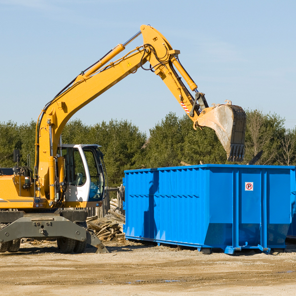 what size residential dumpster rentals are available in Cottonton Alabama